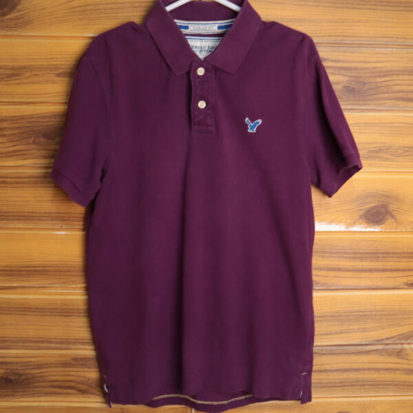 IMG_0951 Polo American Eagle manga corta con botones