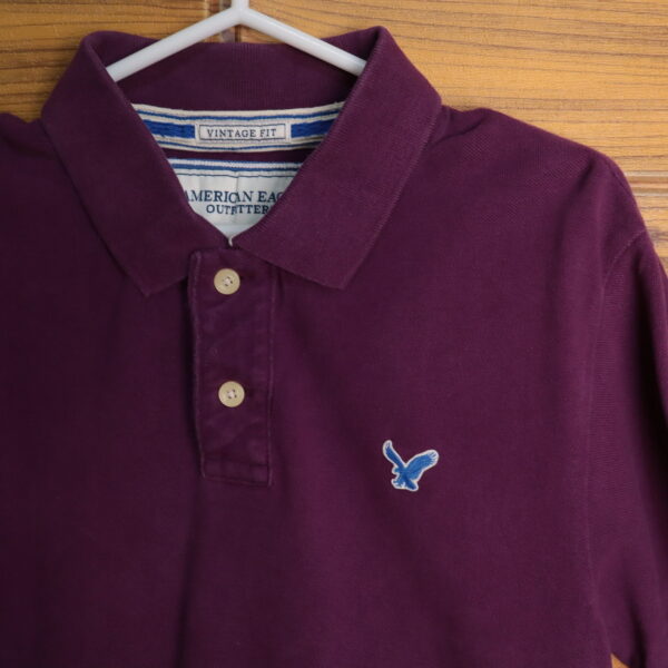 IMG_0952 Polo American Eagle manga corta con botones