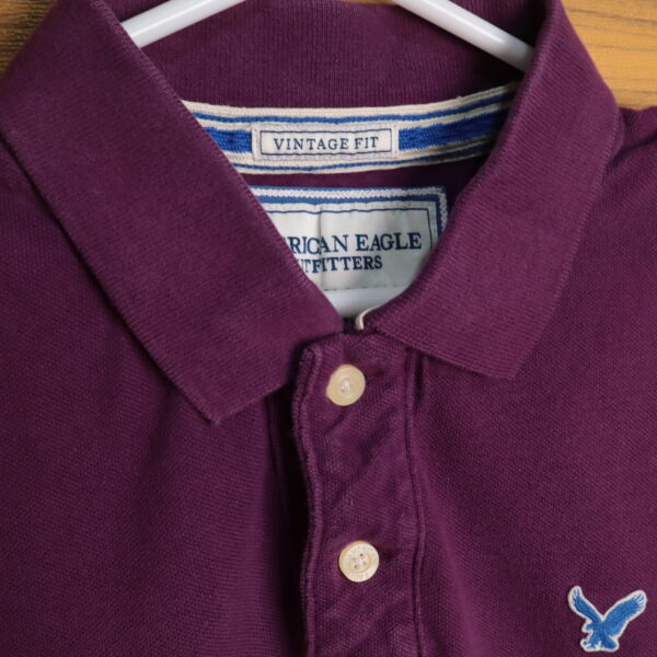 IMG_0954 Polo American Eagle manga corta con botones