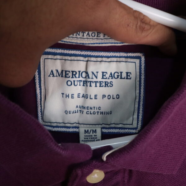 IMG_0956 Polo American Eagle manga corta con botones