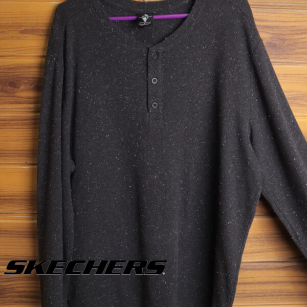 SKECHERS poleron con botones