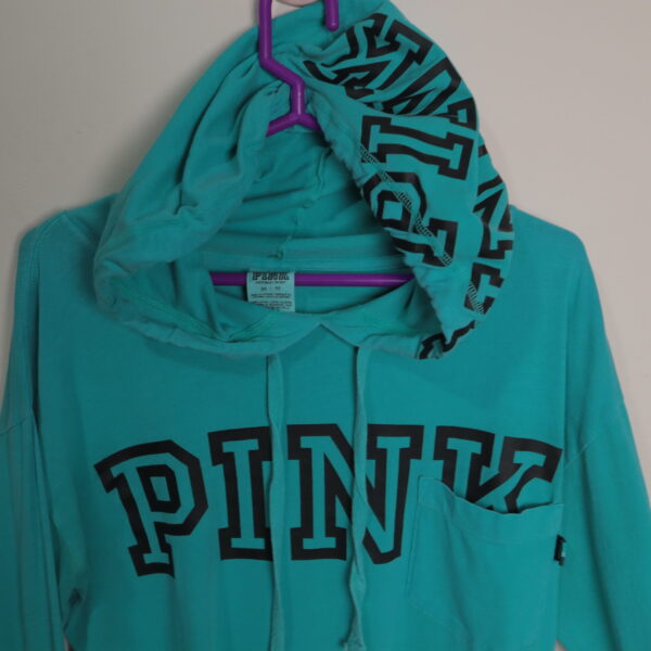 IMG_9036 PINK Polera con capucha Alto 68cm ancho 51cm