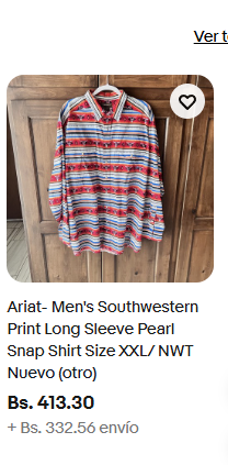 Captura de pantalla 2025-10-26 215456 ARIAT | Camisa Southwestern Print