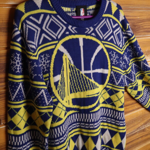 NBA | Sweater Golden State Warriors Blue Yellow
