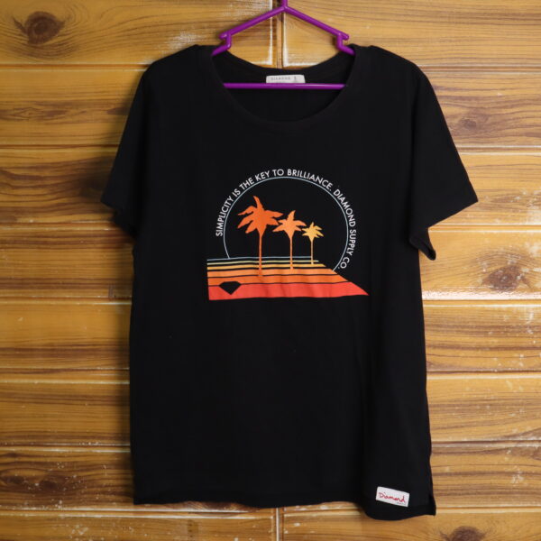 DIAMOND polera manga corta