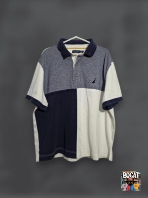 ----100 (4) ⭐NAUTICA⭐ | Polera manga corta | Talla XL |
