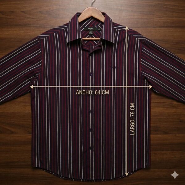 Gemini_Generated_Image_ydato6ydato6ydat Camisa de Vestir Sean John Manga Larga Hombre Rayas XL