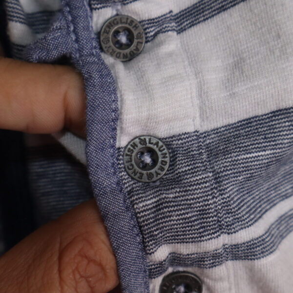 IMG_0011 Polera con Capucha Hombre Lions Crest English Laundry Rayas Algodón Talla XL Retro