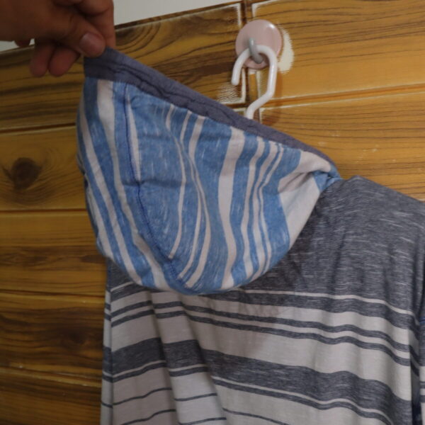 IMG_0017 Polera con Capucha Hombre Lions Crest English Laundry Rayas Algodón Talla XL Retro