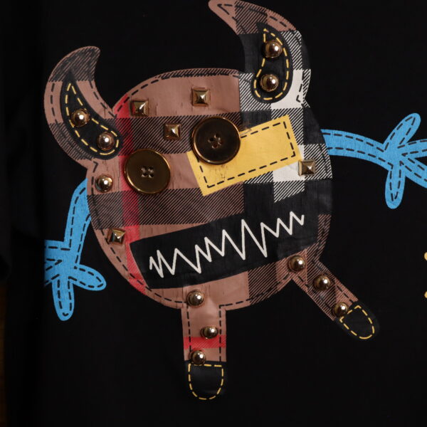 IMG_5421 Burberry London 🇬🇧 Polera Monster Patchwork - Talla M 🦖✨