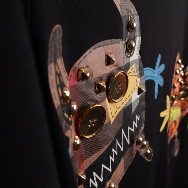 IMG_5423 Burberry London 🇬🇧 Polera Monster Patchwork - Talla M 🦖✨