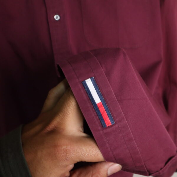 IMG_7288 👔 Camisa Tommy Hilfiger Burdeo Talla L