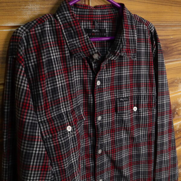 Camisa LRG Wovens Plaid Manga Larga